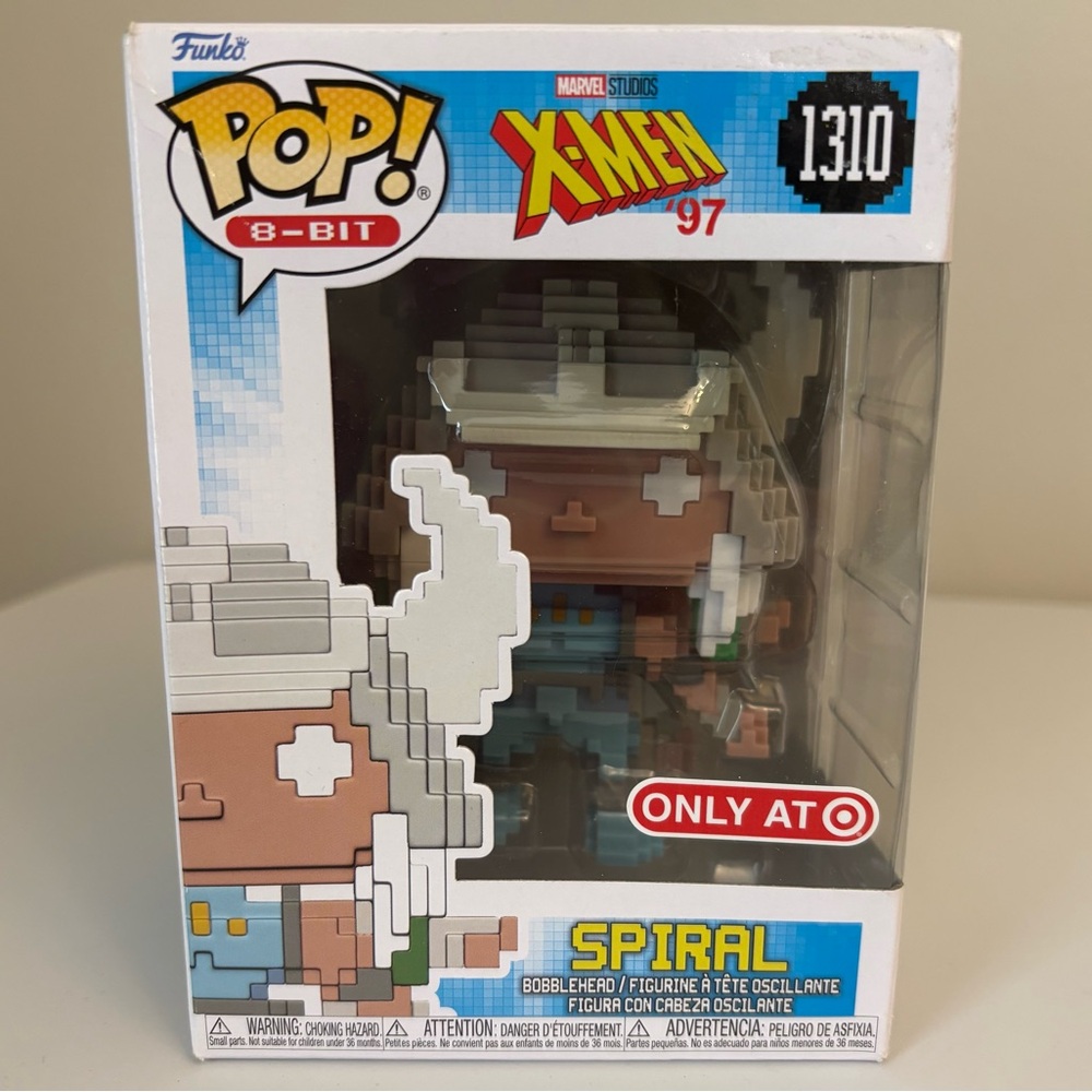 Funko Pop Marvel X-men 8-Bit Spiral Bobblehead Only @ Target New In Box NWT
